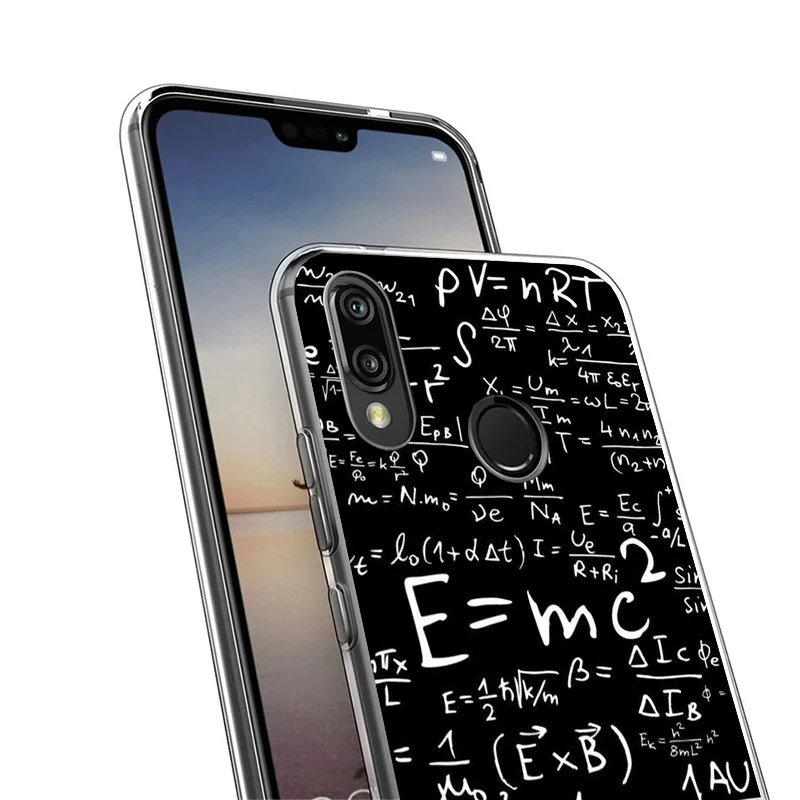 Physics Chemical Mathematics Phone Case For Huawei P40 P30 P20 P10 Lite Mate 20 10 Pro P Smart Z Y5 Y6 Y7 Y9 Personalized Print