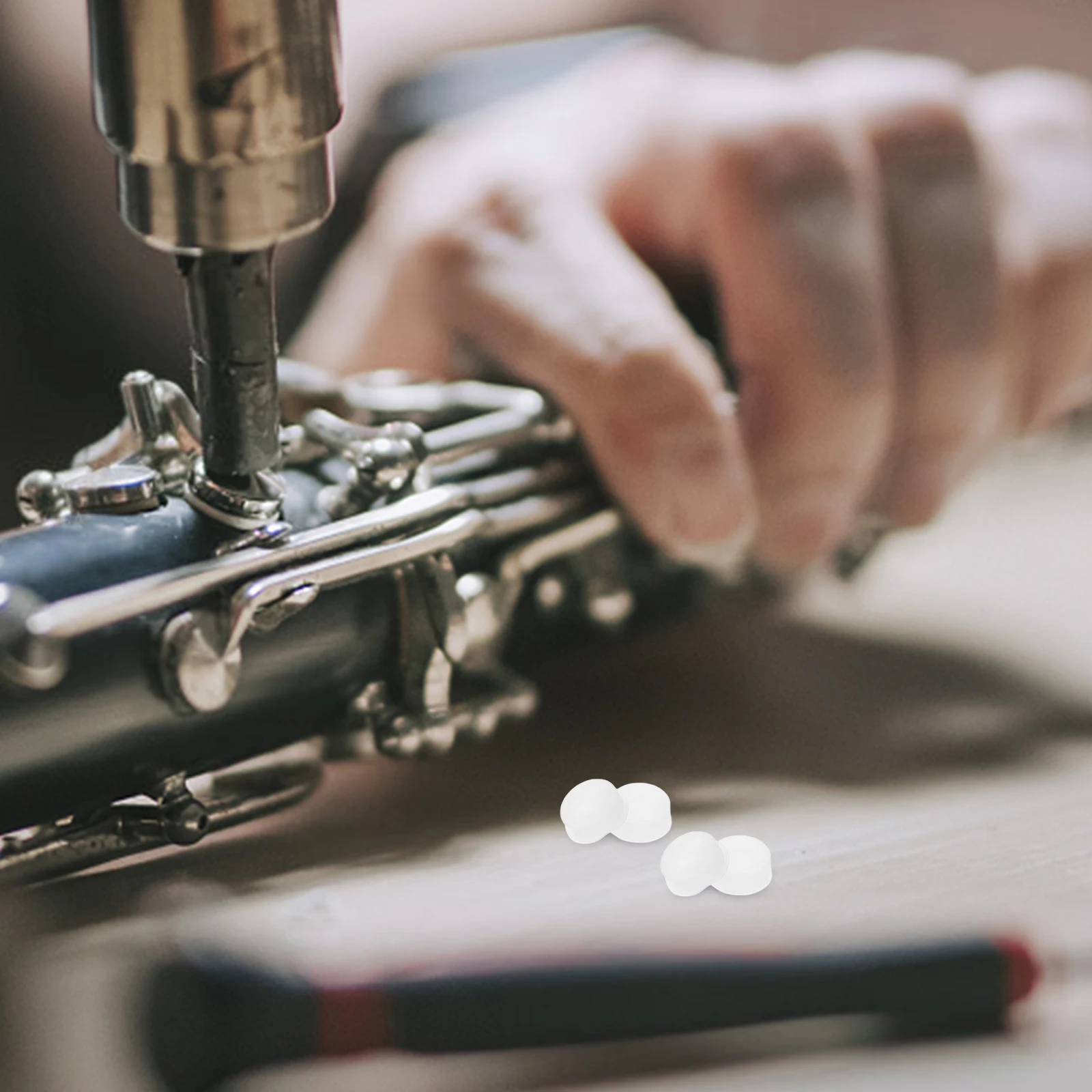 

10Pcs Silicone Flute Key Plugs Fit Open Hole Flutes Secure Seal Replacement Flute Hole Pads Maintenance Accessories