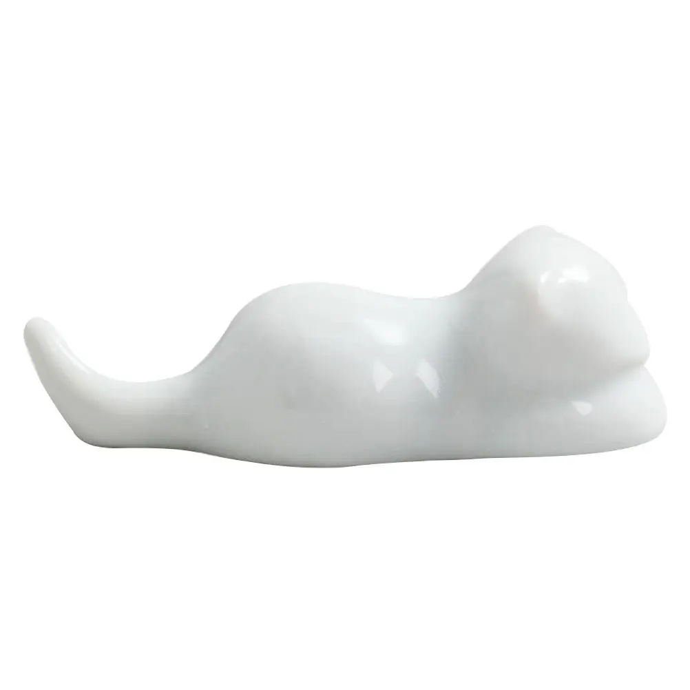 Pen Ink Calligraphy Holder Writing Brush Chinese Painting Halloween Christmas New Year Cat Desk Pen Holder Cat Brush Rest Shape