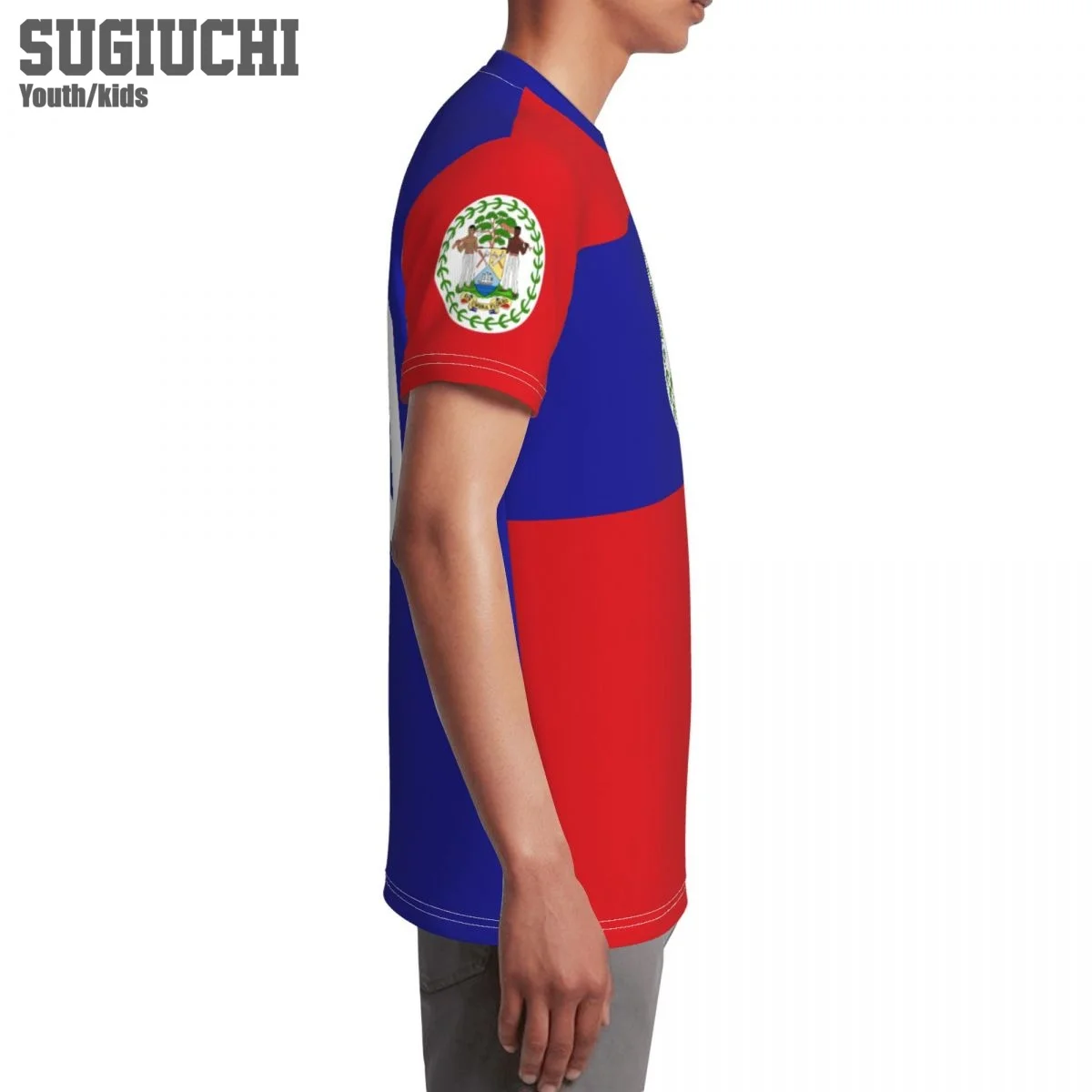 Nazwa własna numer Belize flaga symbol 3D koszulki dla dzieci młodzieży chłopiec/dziewczyna koszulki jersey piłka nożna kibice piłki nożnej prezent T shirt