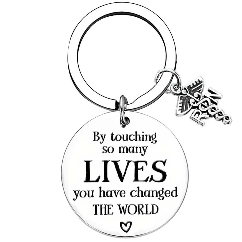 

Nurse Appreciation Keychain Gift RN Nurses Practitioner Nurse Week Day Back To School Thanksgiving Nurse's Day Graduation Gift