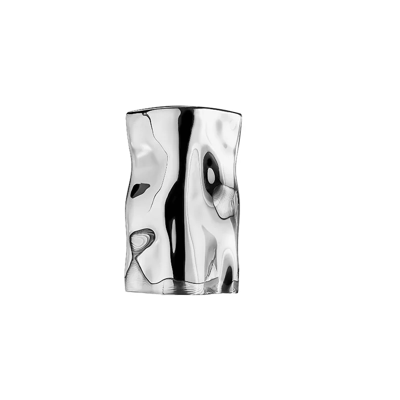 Simple vase ornament living room light luxury decorative flower arrangement art ceramic home soft decoration ornament
