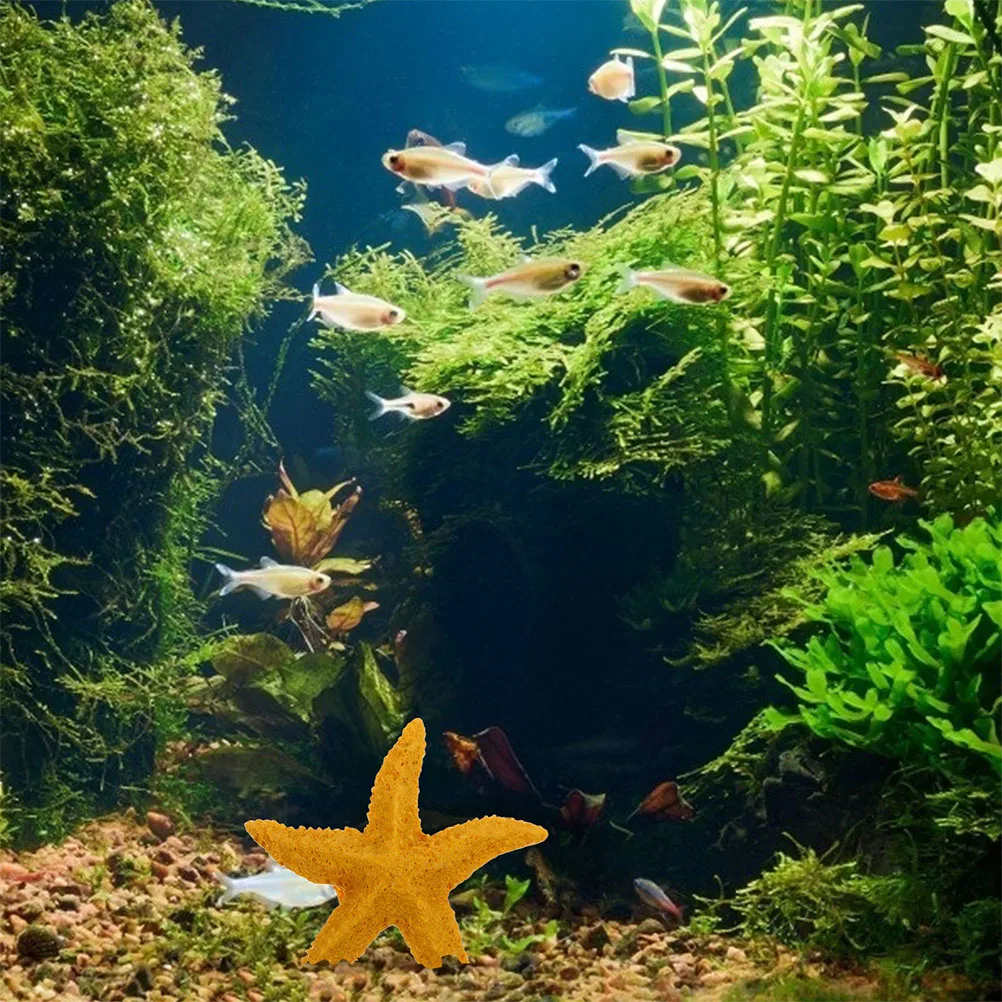 

6Pcs Ornaments Small Resin Decorations Realistic Fish Tank Decor Aquarium Supplies Micro Landscape Fake