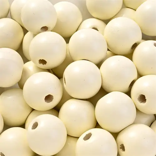 50Pcs 16mm Colorful Wooden Beads Round Straight Hole Loose Spacer Beads For Diy Bracelets Necklaces Jewelry Accessories - Image 22