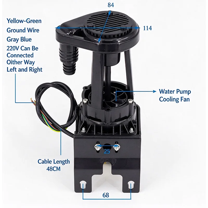 Ice Machine Water Pump Circulation Pump Suction Pump 29/5W Universal Pump PSB-2 Ice Maker Water Pump