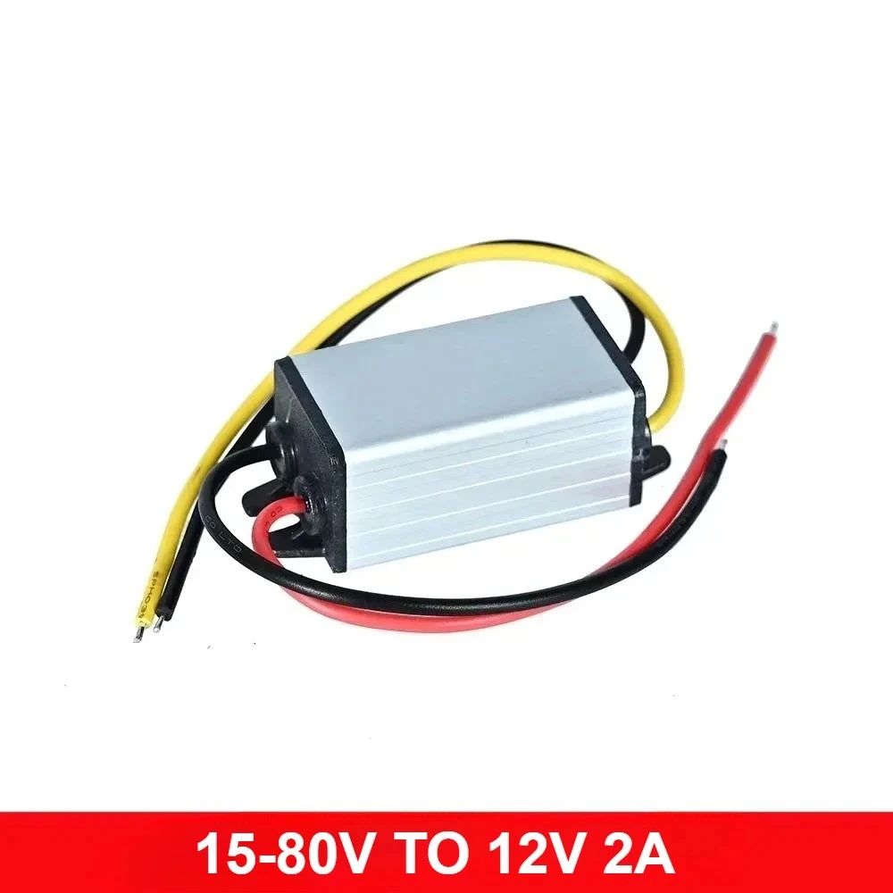 17-90V TO 12V 1A 2A 3A DC DC Converter Step Down 24V 36V 48V 60V 72V TO 12V Buck Voltage Regulator Transformer Car Power Supply