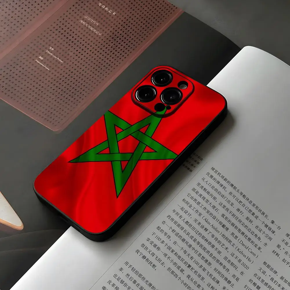 Morocco Flag Moroccan Unique Phone Case For iPhone 15 14 12 13 11 Pro Max Mini X XR XS Max 7 8 Plus Cover