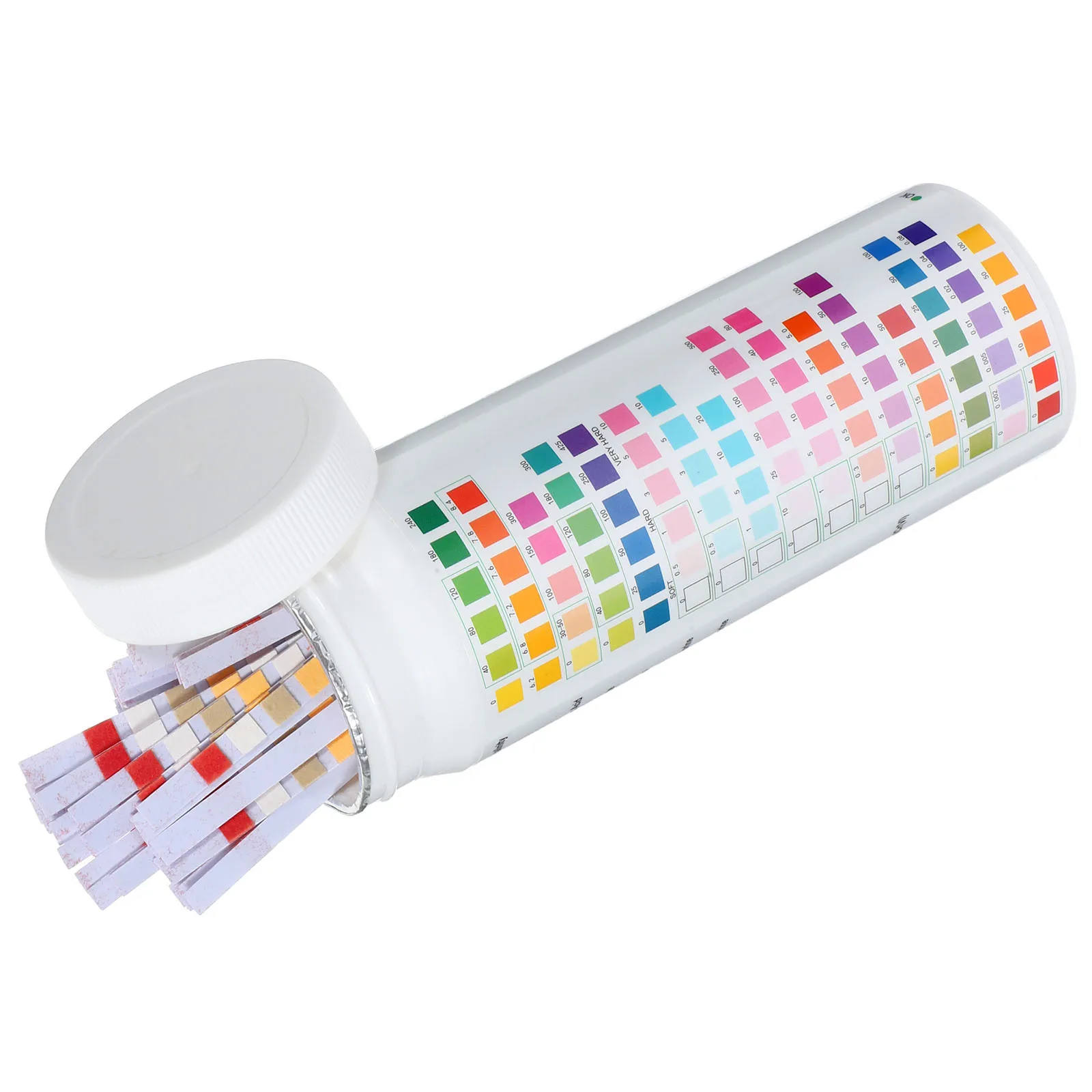 100 قطعة شرائط اختبار الجودة 16 في 1 شرائط اختبار مياه الشرب للاستخدام المنزلي نتائج سريعة أداة اختبار المياه المحمولة