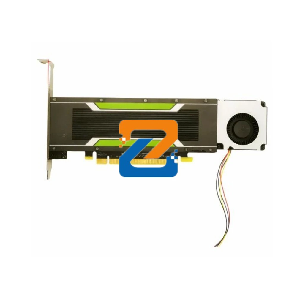 For NVIDIA Tesla P4 M4 T4 A2 Graphics Card Active Turbo Silent 4-Wire PWM Cooling Fan