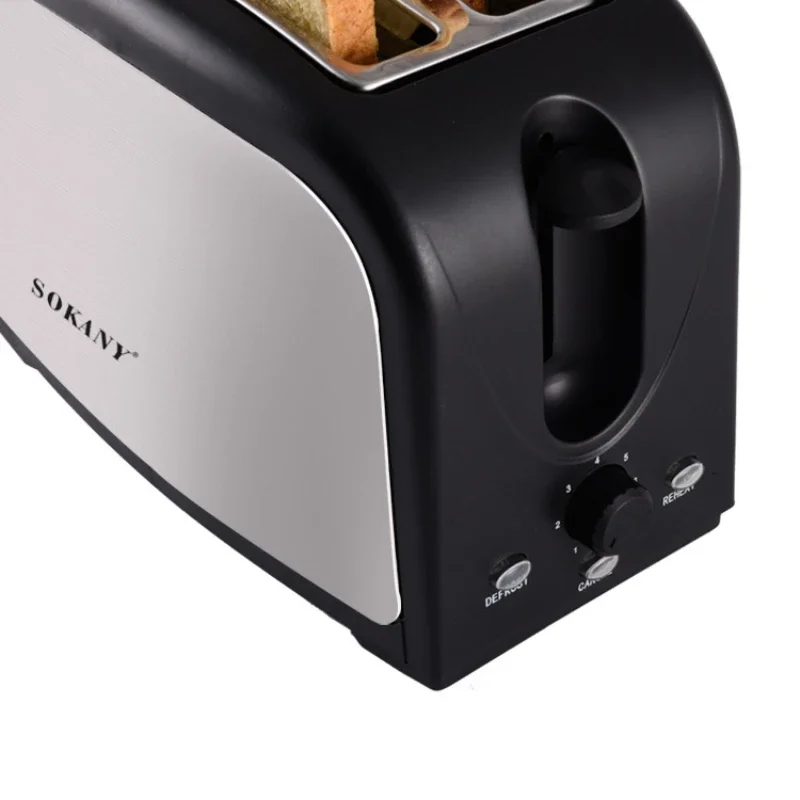 Houselin Toaster 2 Slice Toaster Retro with 6 Bread Shade Settings, Bagel, Defrost Function