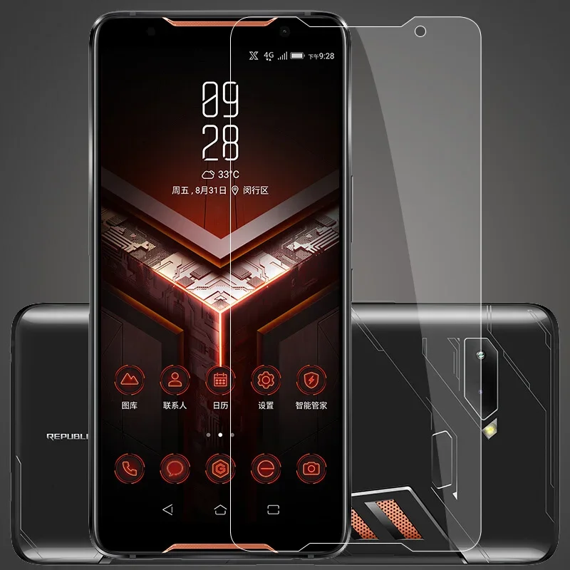 HD Tempered Glass for Asus ROG Phone 8 Flip 3 2 1 ZS661KS ZS660KL Zenfone 7 5 Ultimate Pro Screen Protector Clear Film