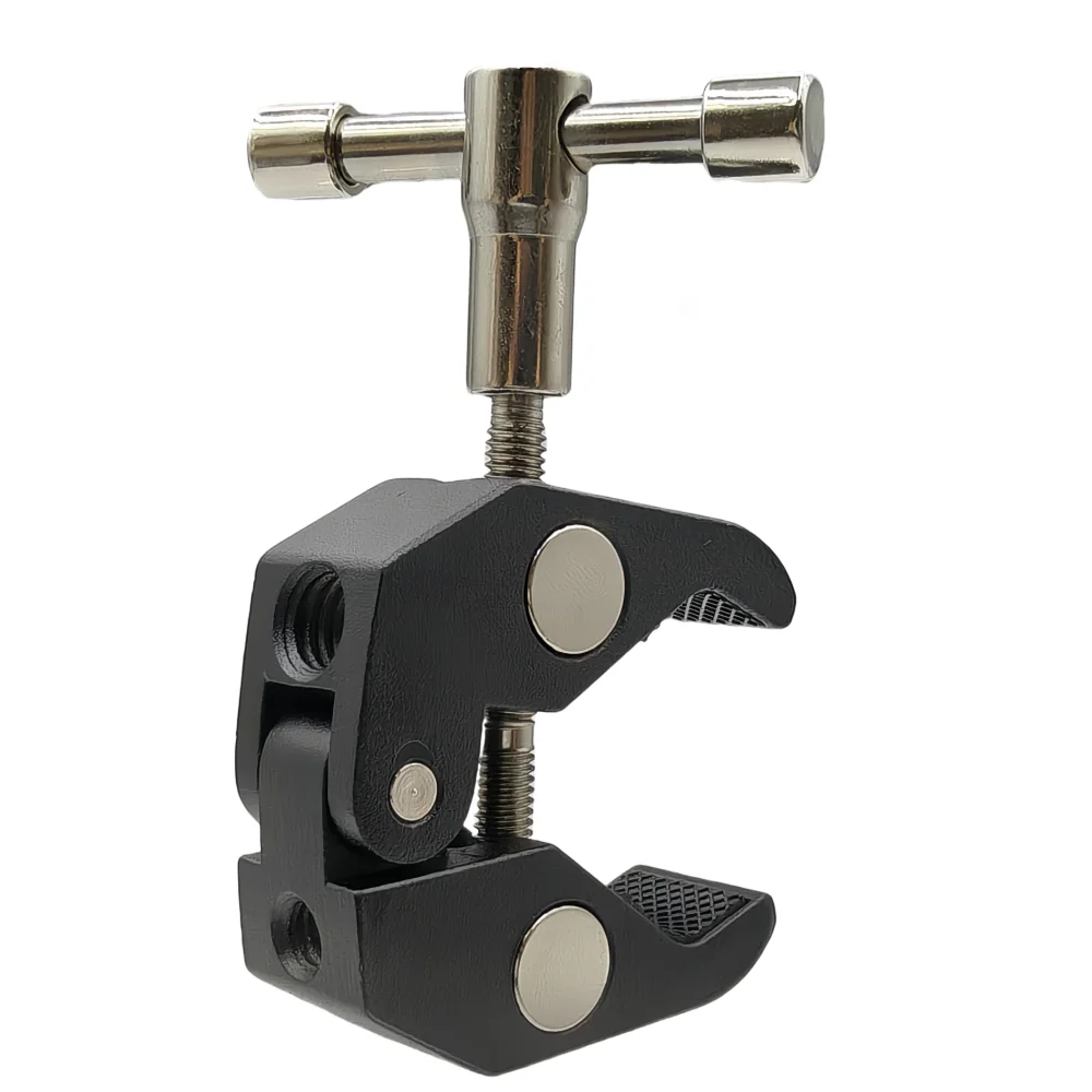 Aluminium Legierung Klemme Metall Halterung Clip Arm Multi Funktionale Mit 3/8 1/4 Schraube Loch Für Stativ DSLR Kamera Halten Ständer Halter