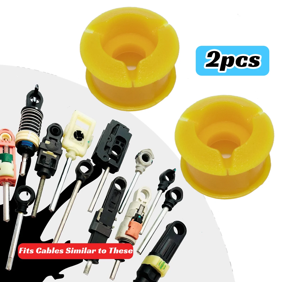 2X AT Shifting Issue Fix Grommet For Cadillac XTS Gear Cable End Repair Kit Selector Lever Bushing Replacement Parts 2013 -2019
