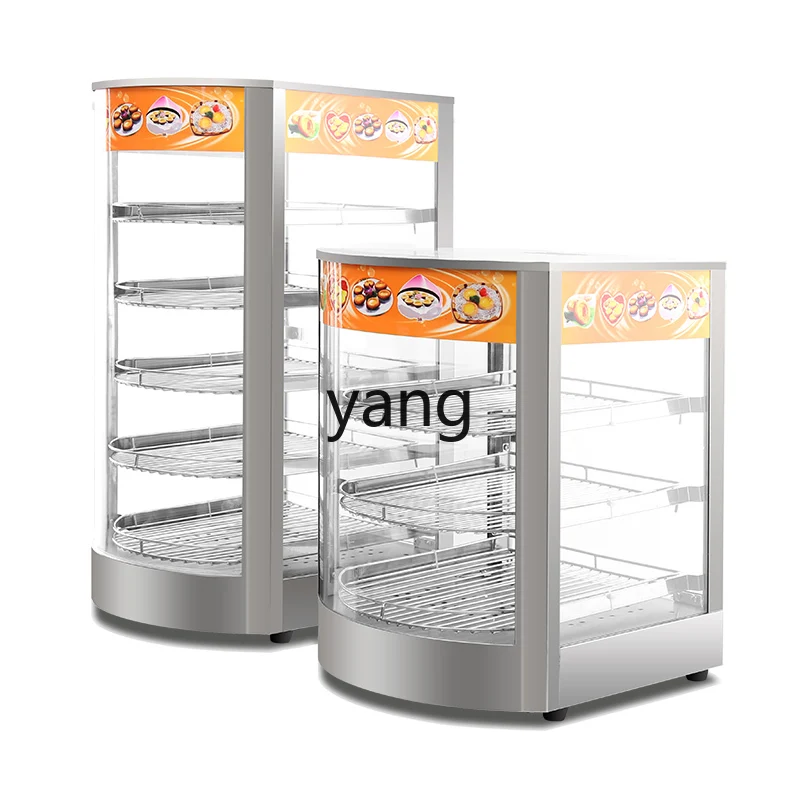 CX  Commercial Electric Heating Desktop Small Glass Fried Food Moisture-Proof Wet Room Temperature Cabinet
