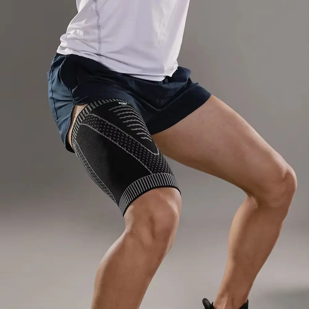 

Leg Cover Compression Leg Sleeves Elasticity Breathable Thigh Compression Sleeve Sweat Absorption Compress Sports Sock Sleeves