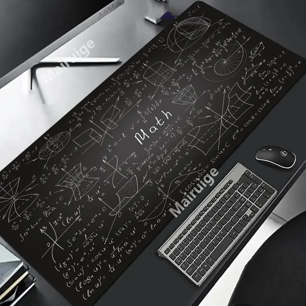 

Коврик для мыши Science Formula, милая математическая подушка для стола, расширенные игровые аксессуары, коврики для клавиатуры, большой нескользящий коврик для геймера 800x400