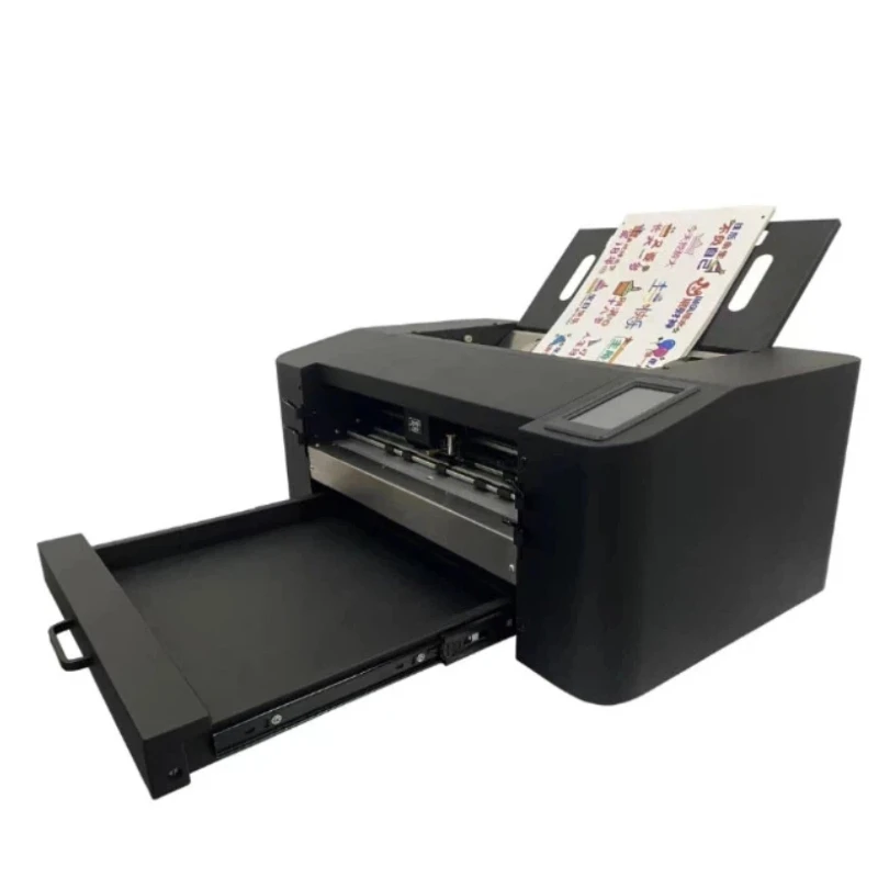 Fully Automatic Digital Die-cutting Multifunctional Small Adhesive Label Die-cutting Machine Dualshaft Sensor Card Paper Cutting