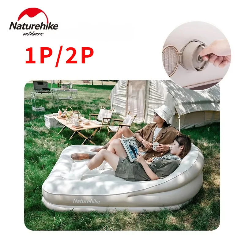 Naturehike Camping Automatic Inflatable Sofa Mattress Built-in Pump Outdoor Travel Portable Lounge Armchair Cushion Pillow Bed