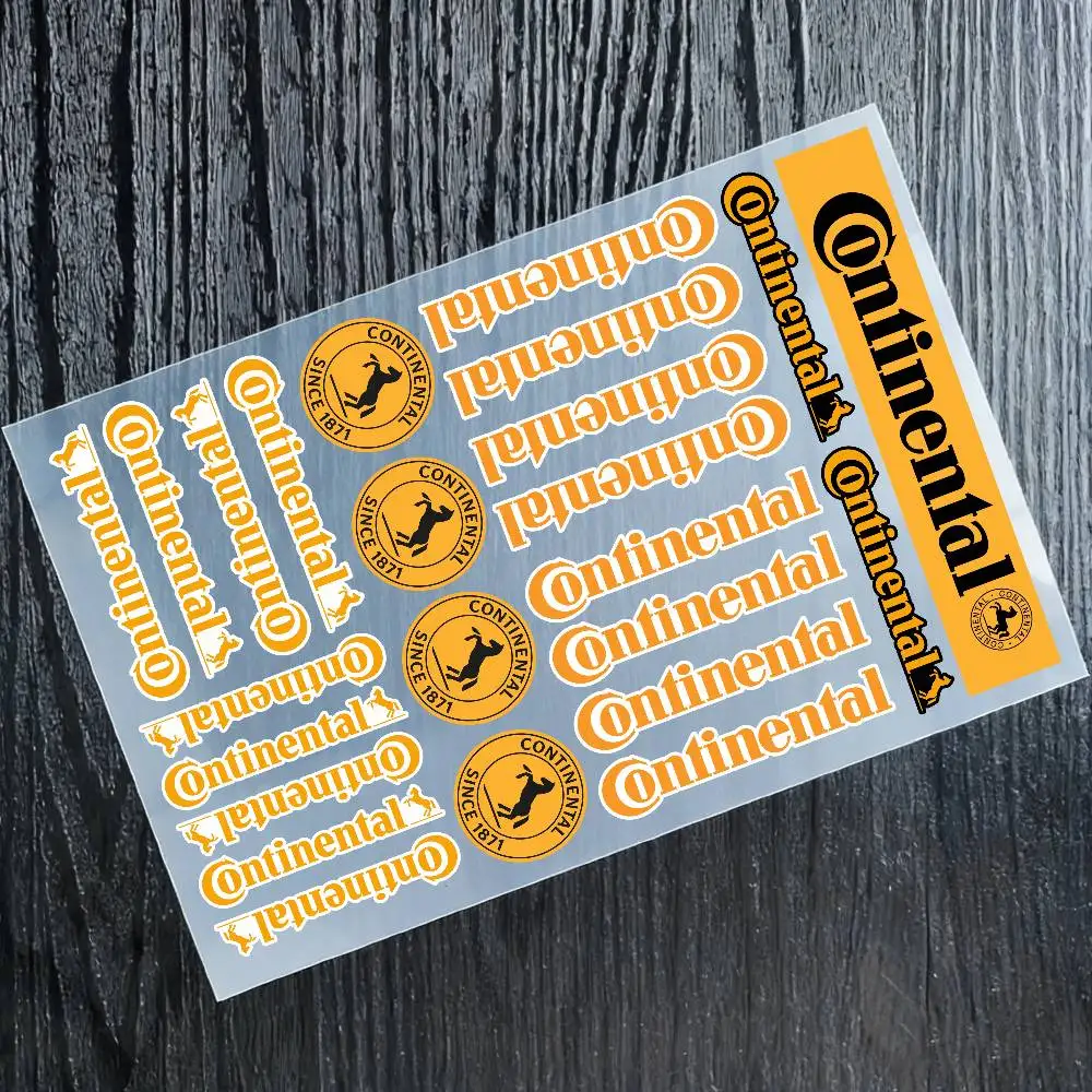 CONTINENTAL Stickers Auto Body Bumper Windows Motorcycle Laptop Walls Vinyl Decal Car Tuning Accessories