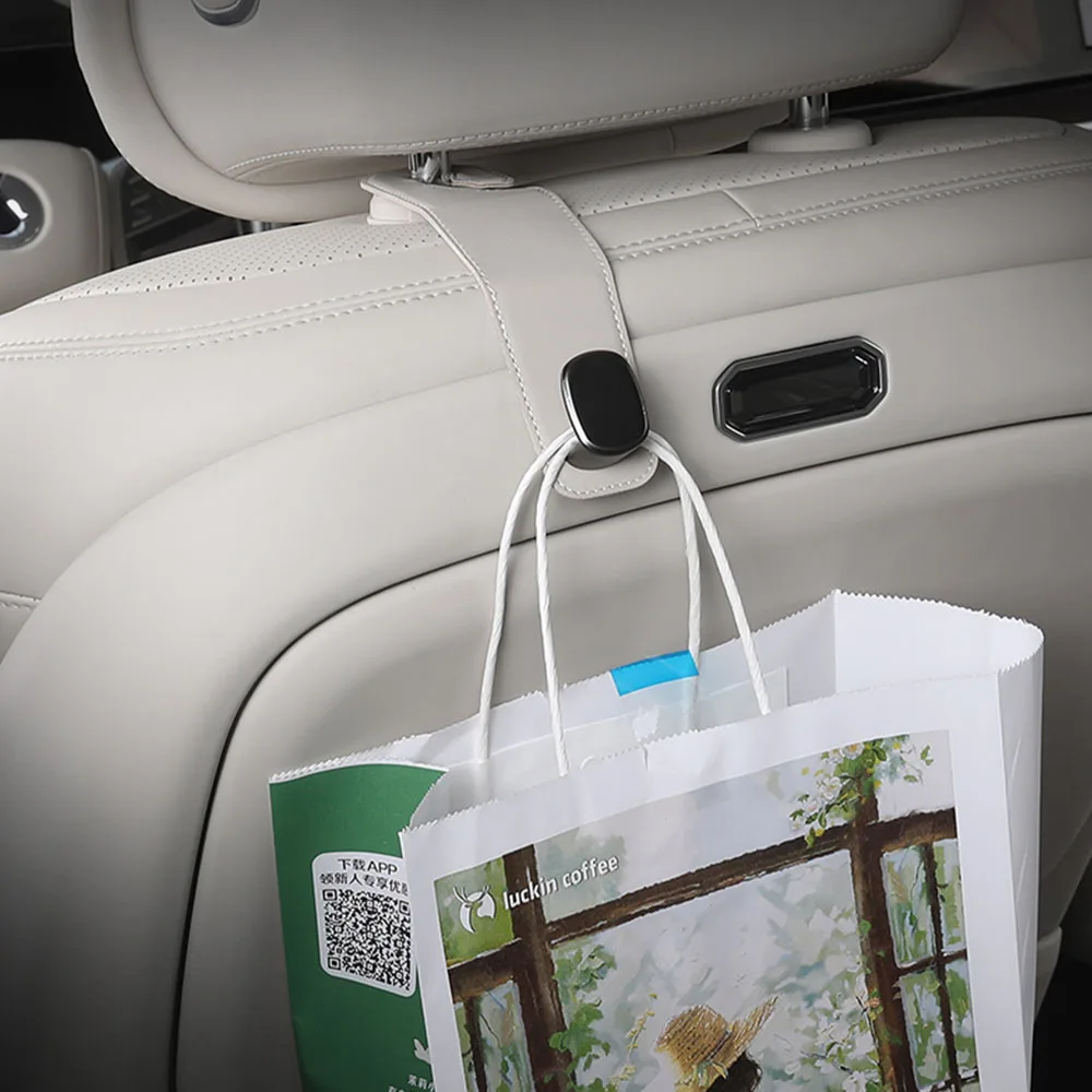 

Для Denza N9 крючок для спинки автомобильного сиденья, модификация продукта, оригинальный автомобильный цветной складной кожаный крючок, высокая несущая способность