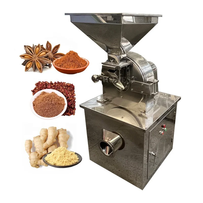 Energy Saving   Pepper Grinder Industrial Spice Grinder Mill for Pepper Chili Seasoning Herb Powder Processing Commercial