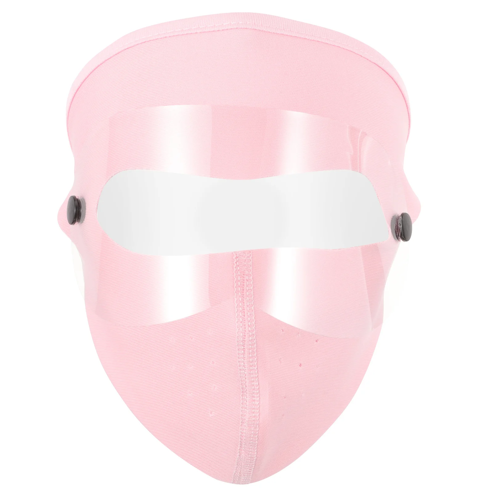Summer Thin Sunscreen Mask Pink Free Size Ice Silk Breathable Washable Shading Face Mask Uv Protection for Women