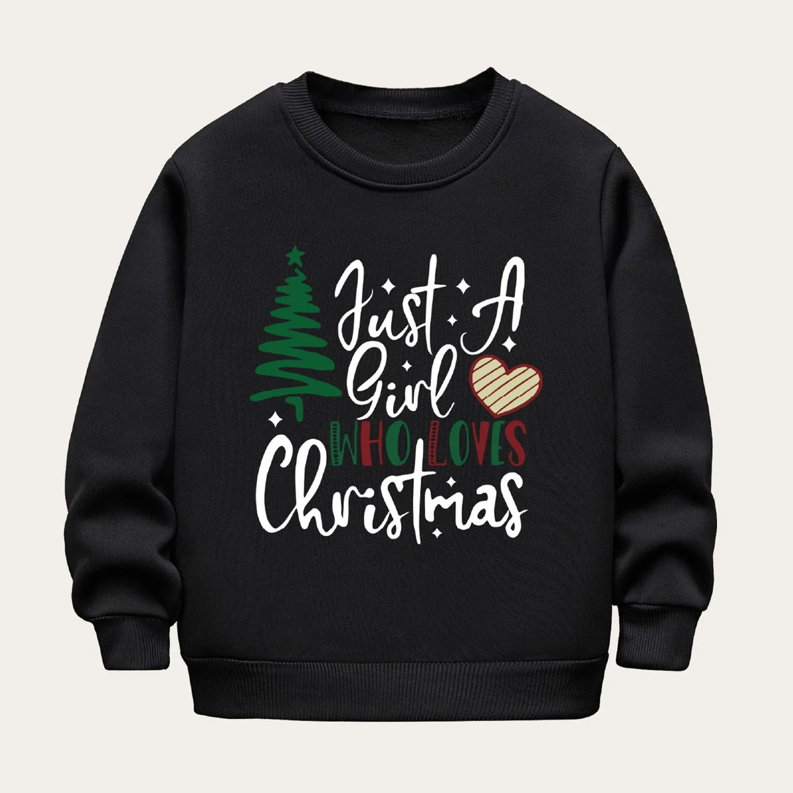 Christmas Sweatshirt For Kids Merry Christmas New Year Clothes Prints Crew Neck Christmas Tree Children Casual Fashion Pullover