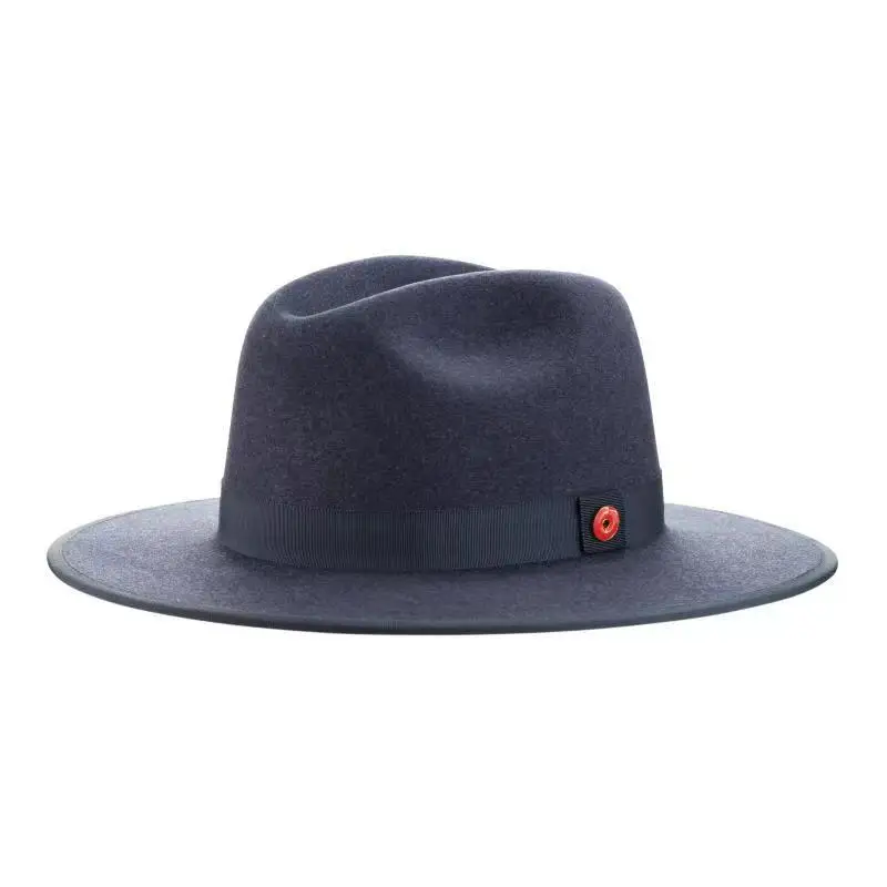 I  Hot Sale Pure Wool Top Hat Patch Vintage British Style Fedora