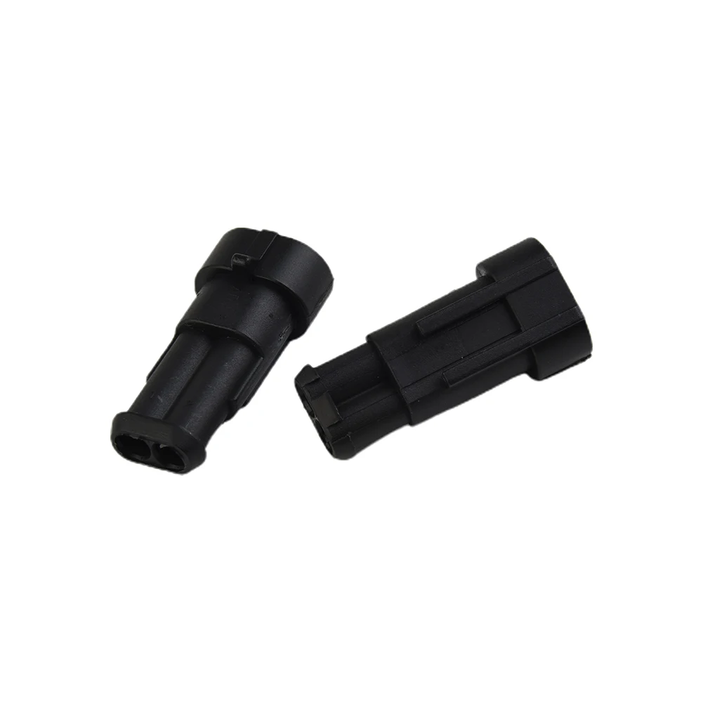 10 Piece Connector New Set 10pcs Waterproof Wire 2-Pin Way Female Kit Male Socket Terminals Accessories Auto Car