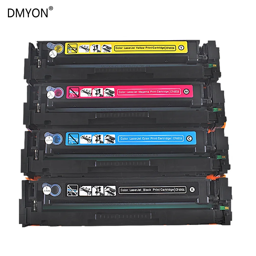 

DMYON Toner Cartridge 410A CF410A CF411A CF412A CF413A Compatible for HP For M452dn M452dw M452nw M377dw M477fdn M477fdw Printer