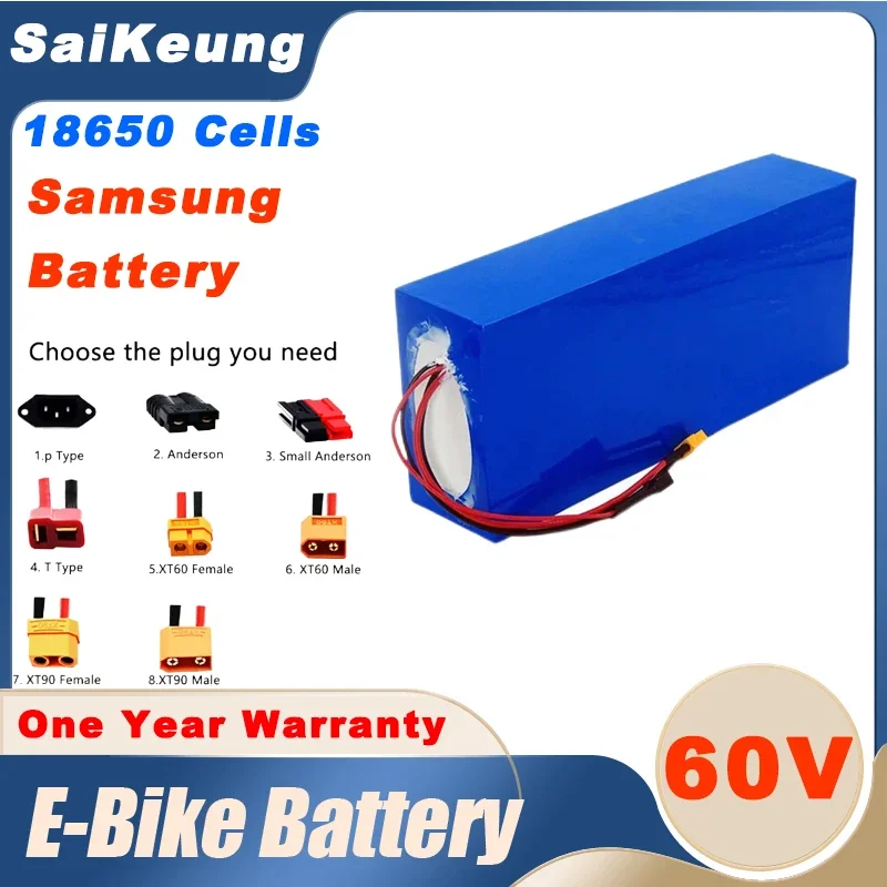 60V lithium battery 20Ah 30Ah 40Ah 50Ah  electric bike battery 72V high power motor electric bicycle scooter 18650 battery pack