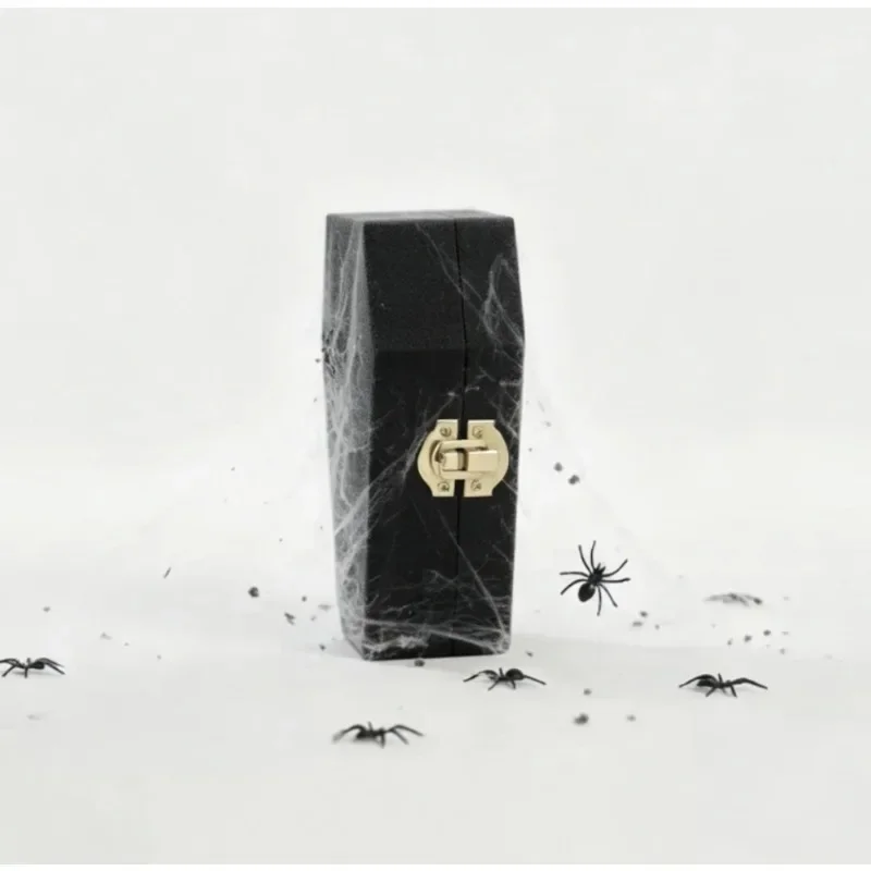 スピリット・コフィン（プラスチック製）。ナサン・クランゾによるマジックトリック。スピリット・スレート、メンタリズム、マジック、予言、予言の解明、クローズアップマジック用小道具。