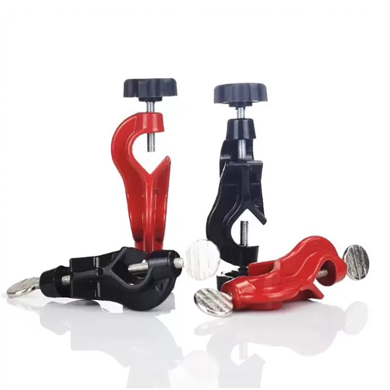 Laboratory cross clamp extra large double top wire iron stand fixing clamp aluminum cross