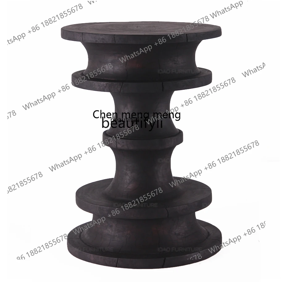 

E153 Personalized furniture Solid wood coffee table Side table Rub color Old European fashion