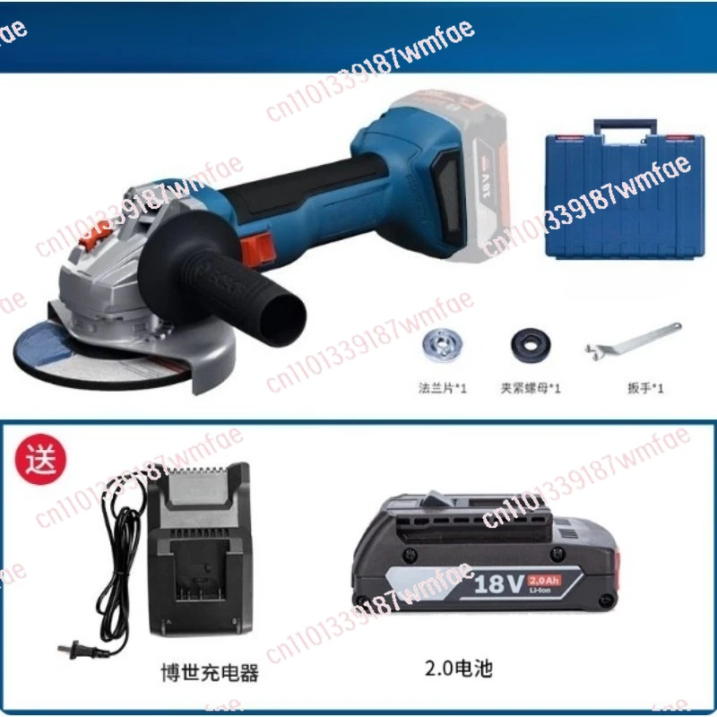 

Brushless lithium battery angle grinder, handheld rechargeable grinder, metal cutting and polishing machine GWS18V-8