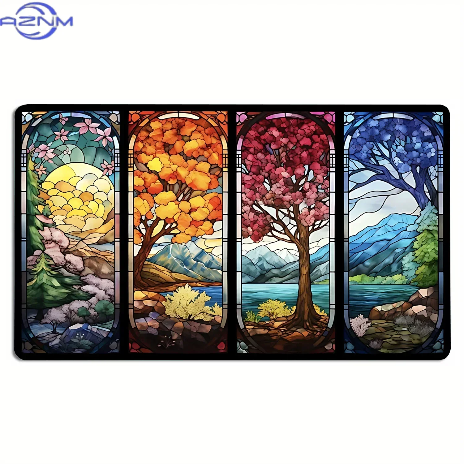 Magic Game Mat TCG CCG Trading Card Table  Playmat Rule Area Rubber Mouse Pad for Party Gamer PC Accessory Laptop Rug