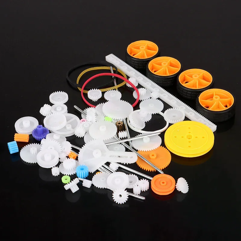 78 Uds caja de cambios de juguete robot motor engranaje de plástico accesorios de modelo DIY