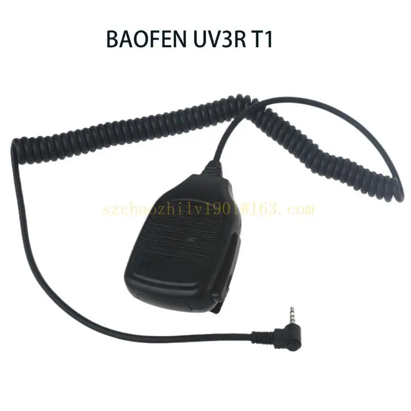 62Ka 3,5 mm Radiozubehör tragbare Schulterlautsprecherzubehör für Walkie-Talkie Baofen UV3R T1