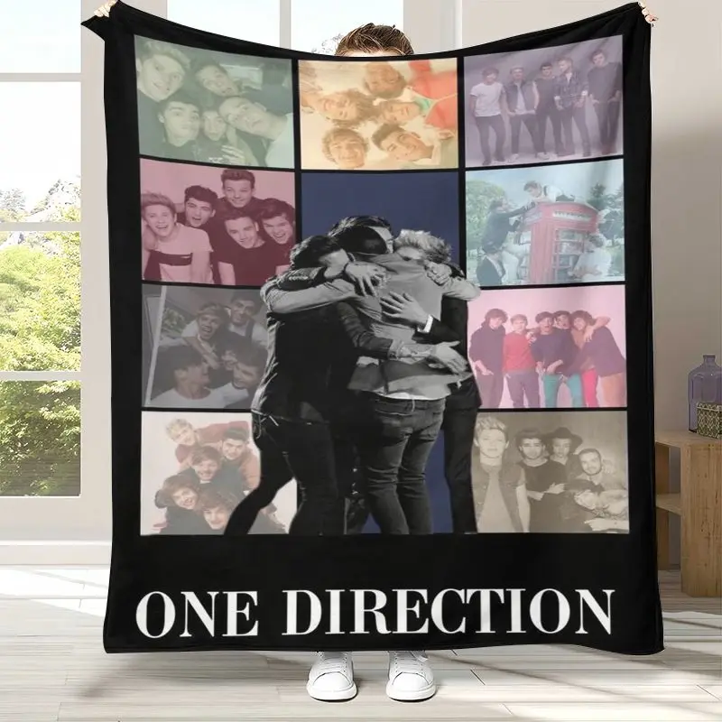 1D One D-Direction Boy Band Soft Flannel Throw Blanket,Cozy Warm Blanket for Bed,Sofa,Living Room,Picnic,Camping,Home Decor,Gift
