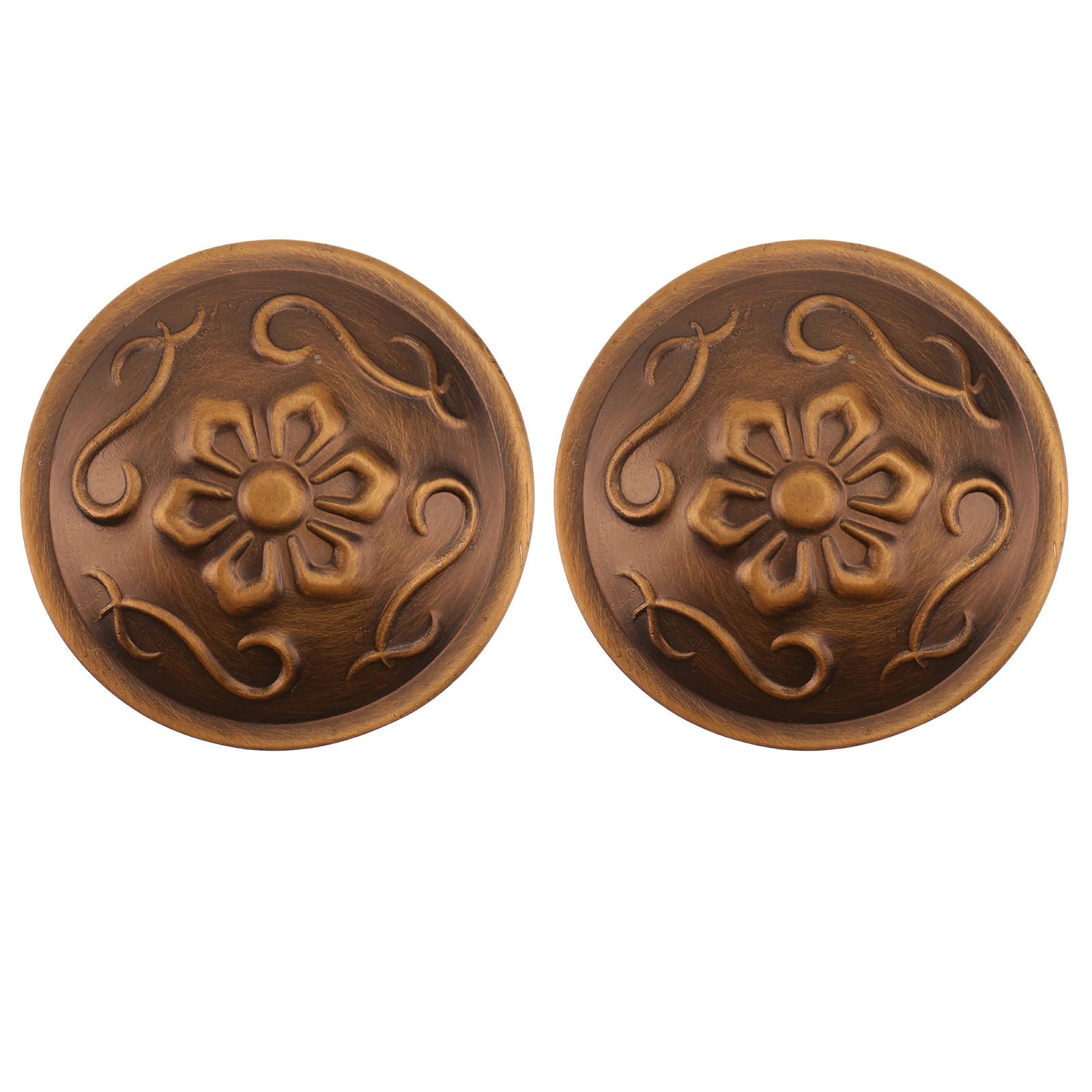 

2pcs Brass Handle Premium Material Smooth Durable Corrosion Resistant For Cabinet Wardrobe Door Drawer Furniture Accessory