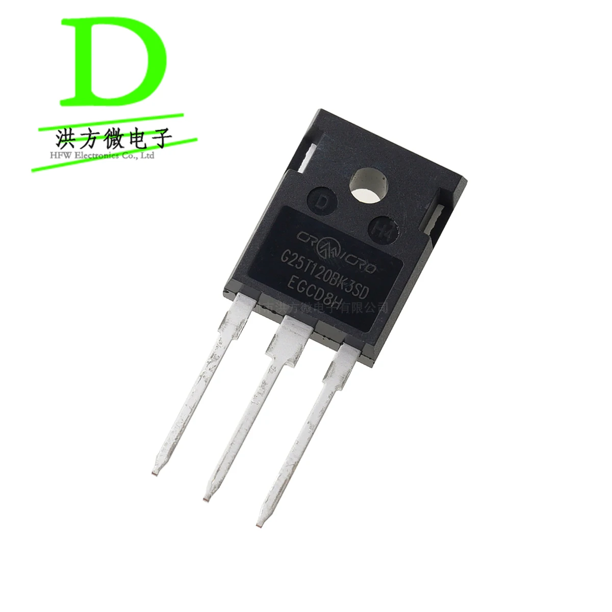 CRMICRO العلامة التجارية MOSFET IGBT CRG25T120BKR3S TO-247 1200 فولت 50A