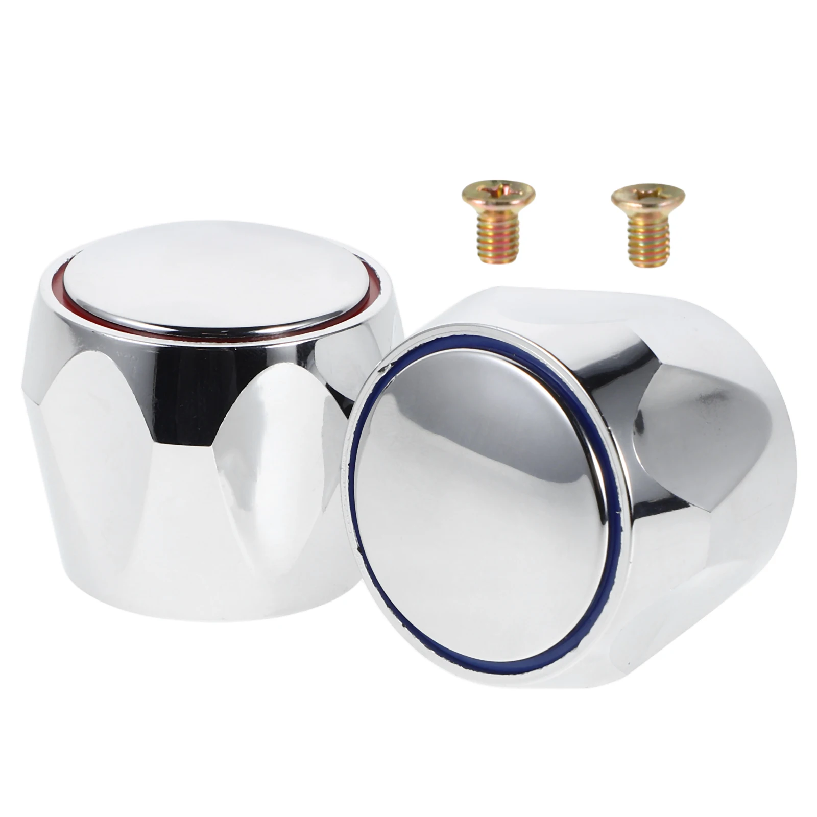 

1 set Plumbing Accessories Red Blue Shower Knob Replacement H Hot Cold Faucet H les Kitchen Bathroom Bathtub Durable Easy
