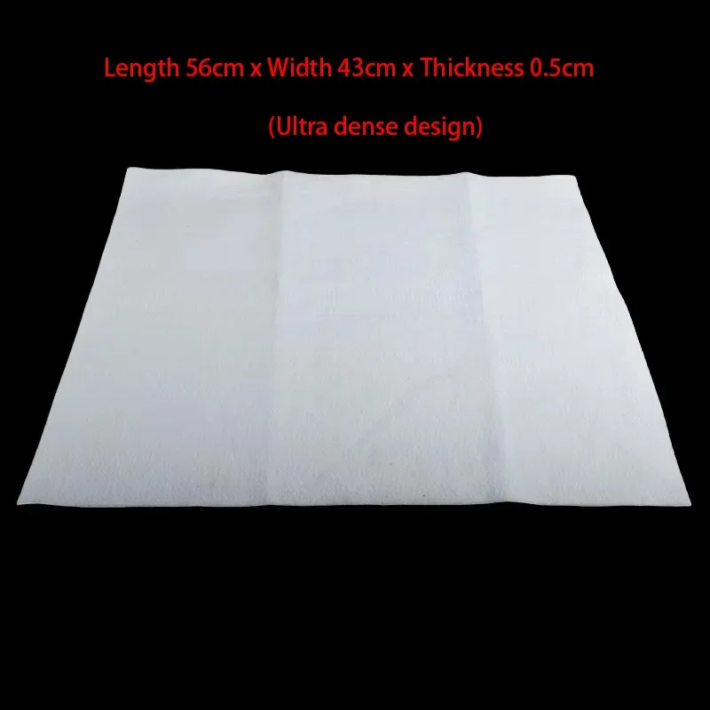 Fish Tank Filter Cotton High-density Purification Sponge Filter White Biochemical Cotton Pad Aquarium Accessories Reusable