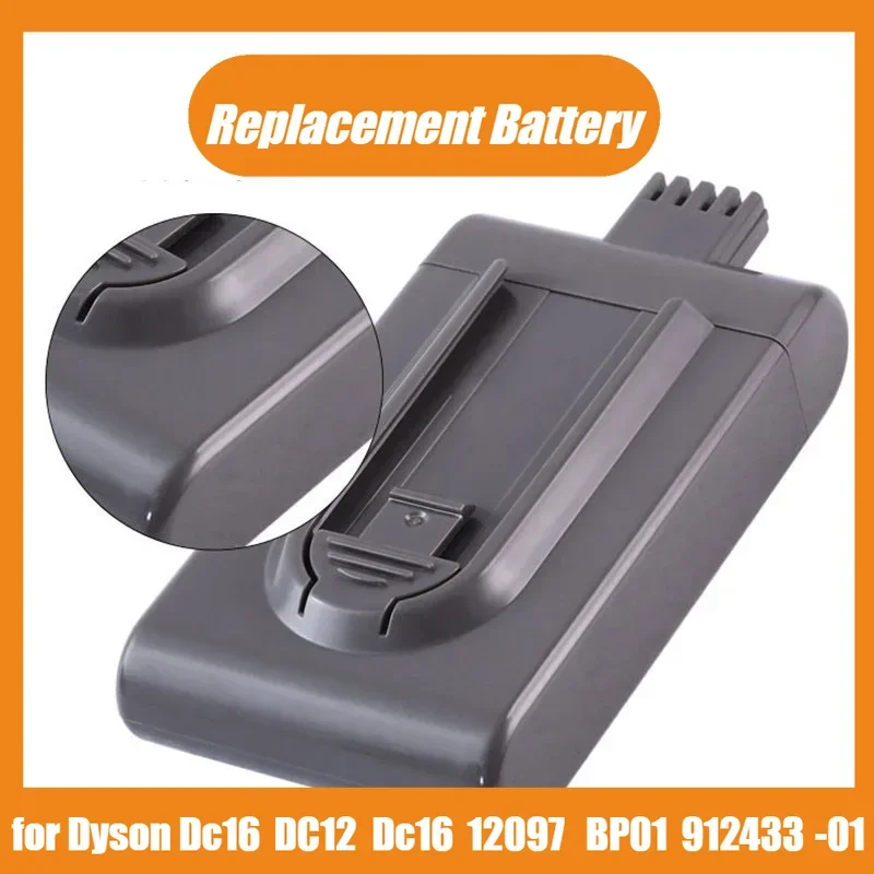 

DC16 21.6V 1500mAh Li Ion Replacement Battery for Dyson Dc16 DC12 Dc16 Animal 12097 BP01 912433-01 L50 Vacuum Cleaner Battery