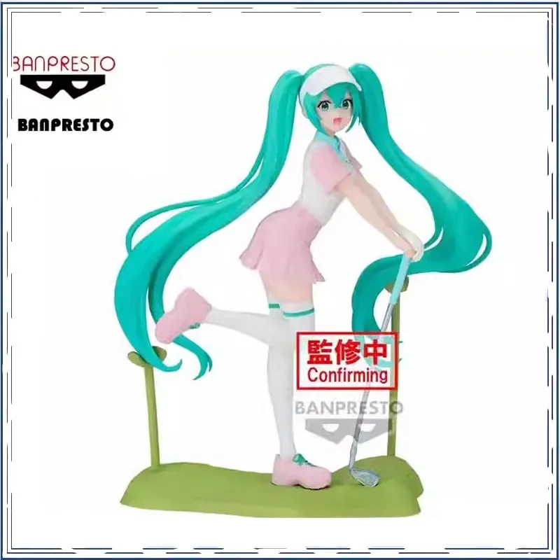 BANPRESTO Hatsune Miku Golf Time PVC Christmas Gifts for Children or Collection Genuine Action Figure Model Toys IN SHELF