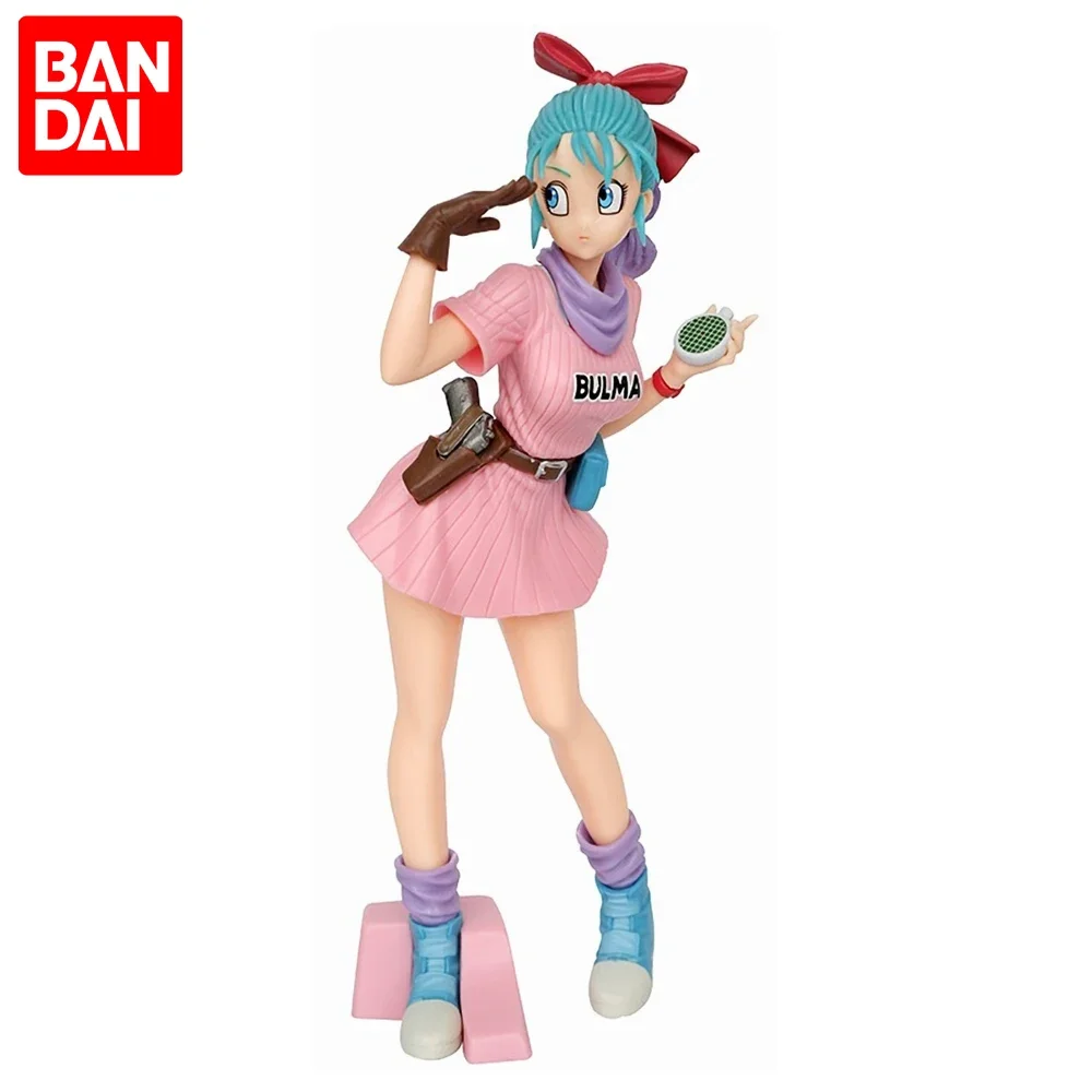 

Bandai Anime Cartoon Dragon Ball Z 25cm Bulma PVC Action Figure Cute Statue Model Figurine Collectible Dolls Toy Gifts