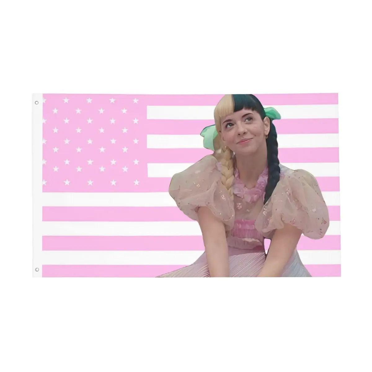 Melanie Martinez Crying Child Flag Fade Proof Outdoor Banner Cute Girl Polyester Hanging Decoration