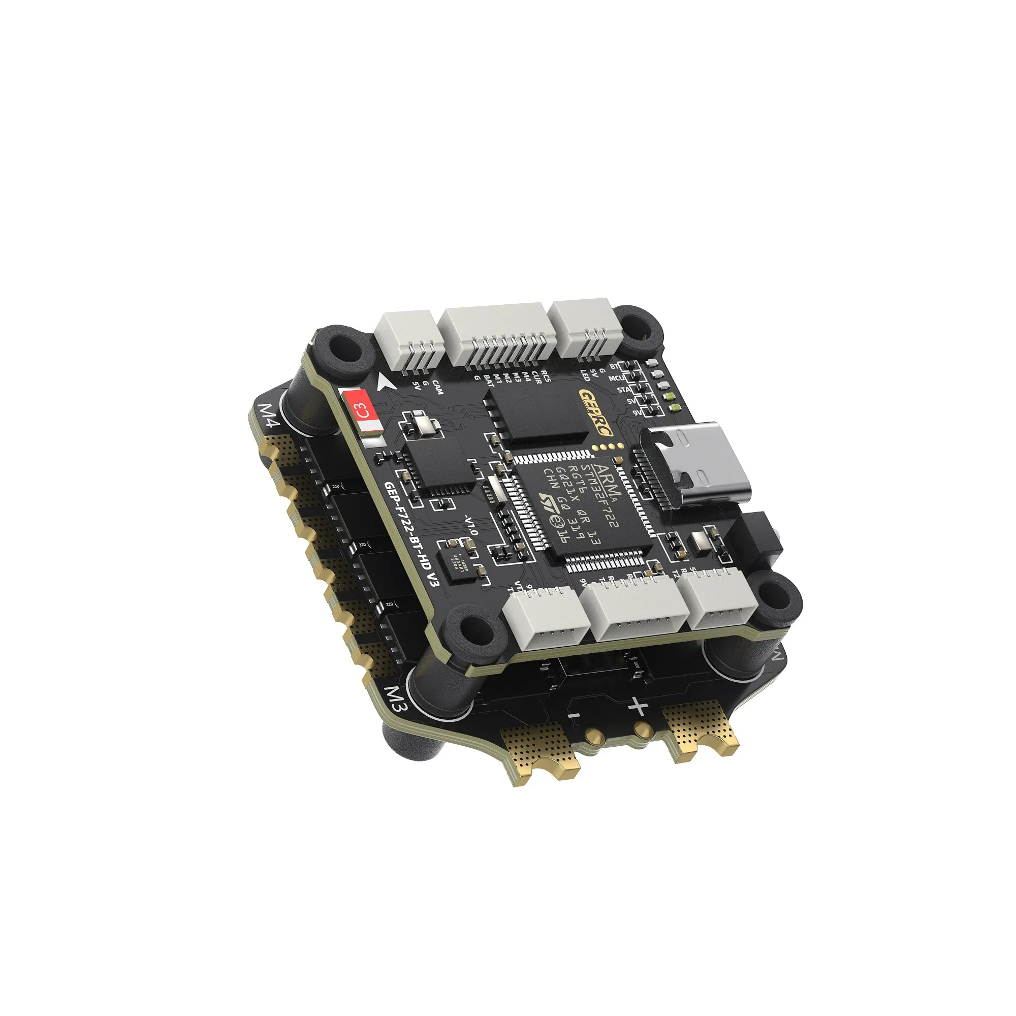 GEPRC TAKER F722 BT 8Bit 60A Stack Direktanschluss für DJI O3 Air Unit Vista FPV Drohnen-Flugsteuerung ESC – Detail 9