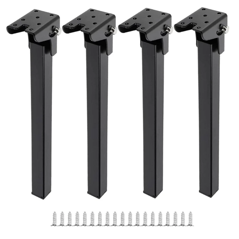 4 Chân Bàn 20cm/25cm/30cm/35cm Chân Kim Loại Có Thể Gập Lại Cho Bàn Cà Phê Văn Phòng
