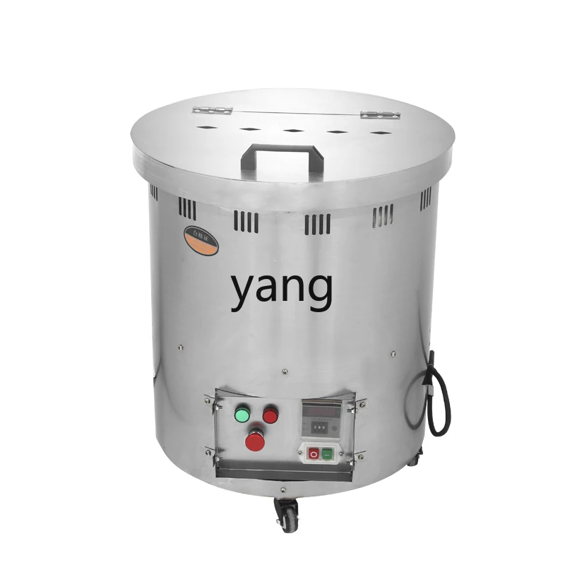 YJQ Chestnut Fried Machine Commercial Vertical Small Multifunctional Electric Heating Pot Gas Chestnut Fried Machine